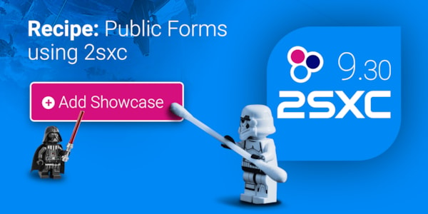 Recipe: Create Public Forms with 2sxc